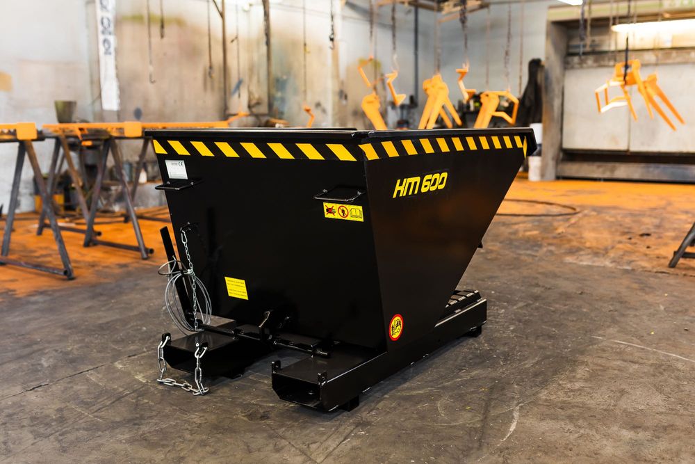 Kontener / Kontener samowyładowczy / Kontener metalowy 600L