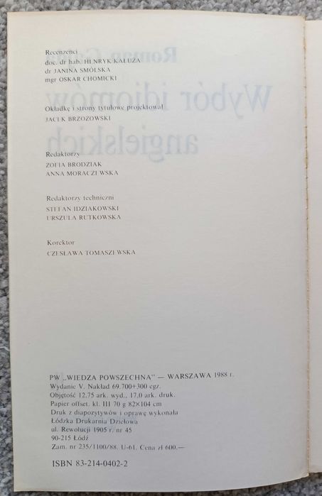 Wybór idiomów angielskich