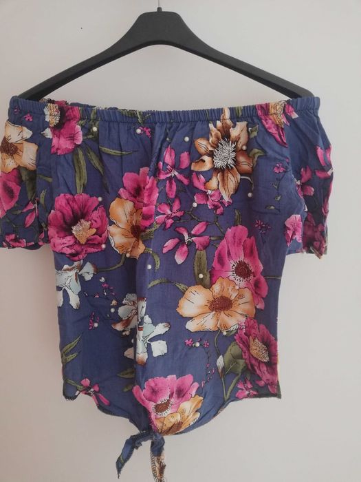 Bluzka hiszpanka krótka