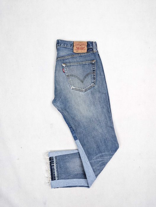 Levi's 501 34/34 niebieskie jeansy  M