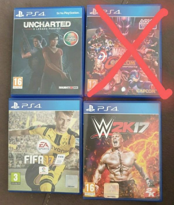 Jogos vários PS4