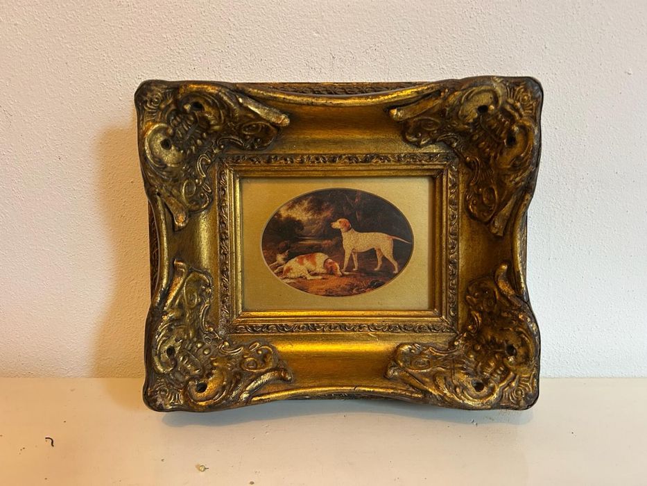 Quadro antigo estilo barroco