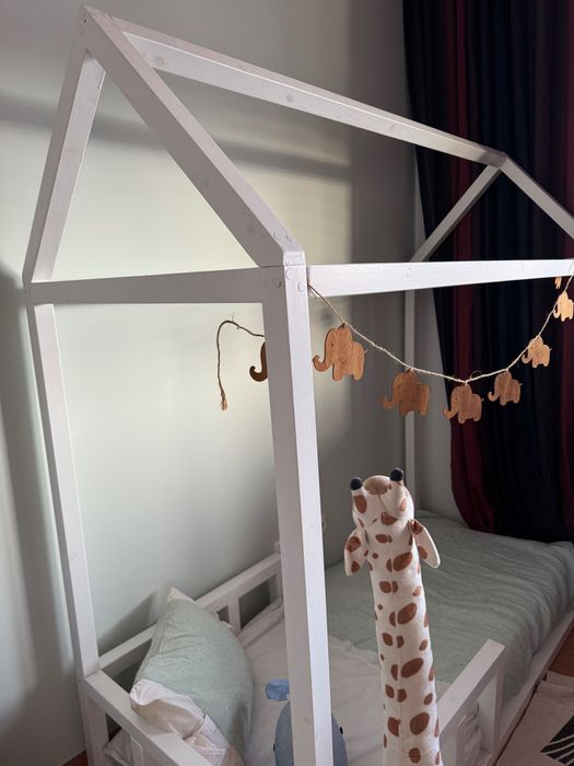 Cama Infantil Montessoriana Casinha + Colchão