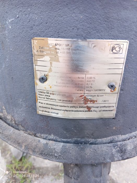 Piec żeliwny koza