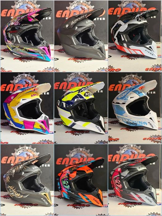 Capacetes Airoh Wraap e Wraaap - Novos