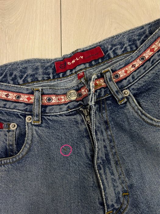 Джинсы клеш flared bootcut винтаж бохо высокая талия 38 m 2000s