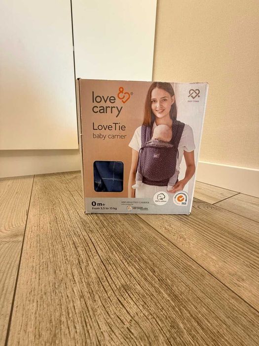 Ергорюкзак Love & Carry LoveTie, 0+ міс., 3,5–15 кг, синій