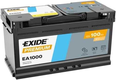 Akumulator Exide Premium 100Ah 900A P+ EA1000 Południowa 25A