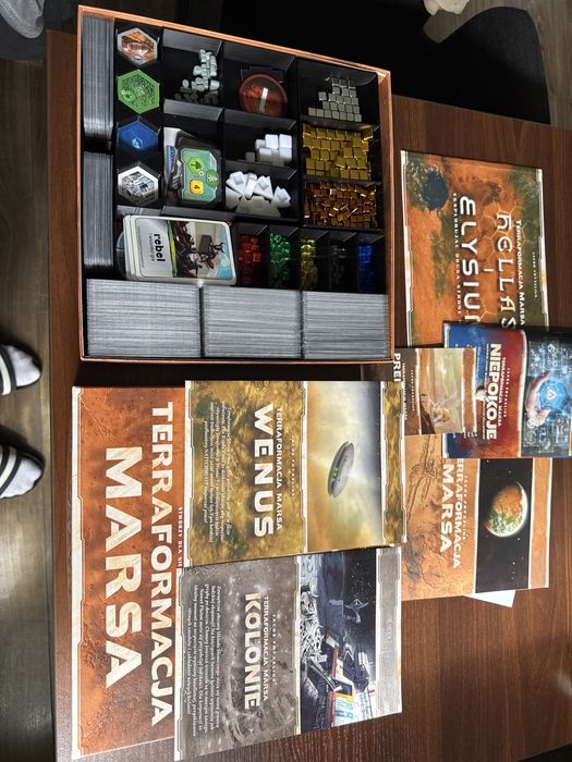Terraformacja Marsa + dodatki + insert + dwuwarstwowe planszetki