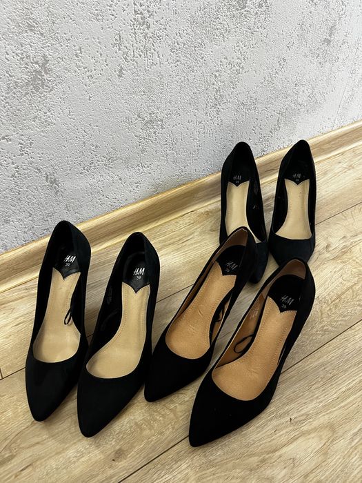 Туфлі Туфельки лодочки 39 розмір H&m 23.5-24 см стелька