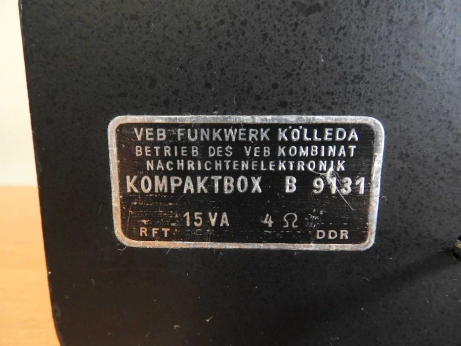 Kolumny RFT B 9131 do zestawu audio