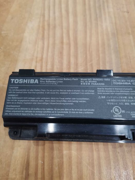 Bateria Portátil Toshiba Satellite Pro C850-1C3 Model PA5024U-1BRS