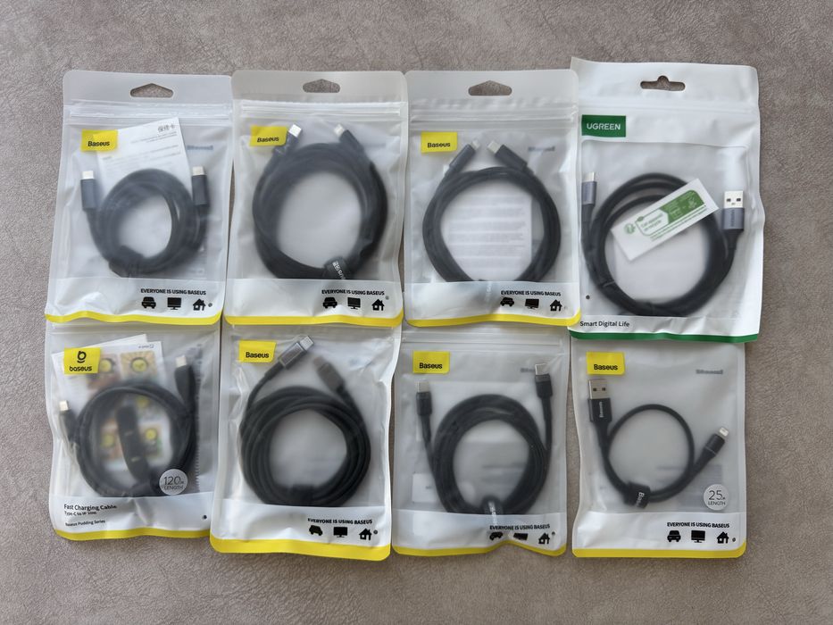 Зарядні пристрої Baseus Ugreen 20W 30W 45w 65W