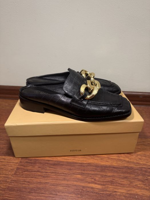 Мюлі шкіряні Estro