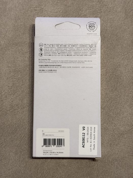 Capa transparente IPHONE 15 pro