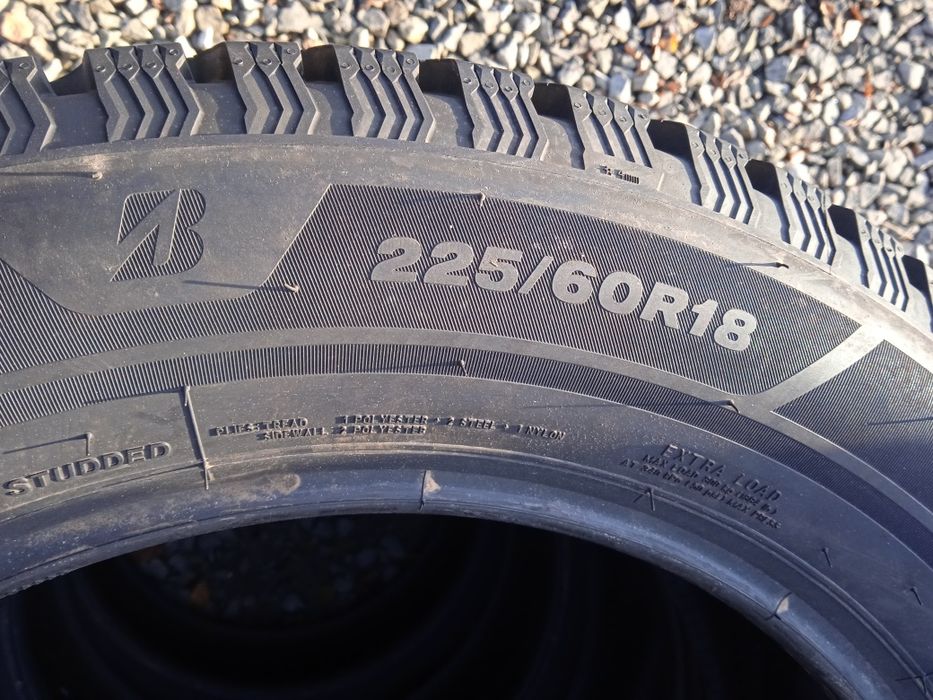Opony Zimowe 225/60R18 Bridgestone Blizzak Spike Komplet Jasło Montaż