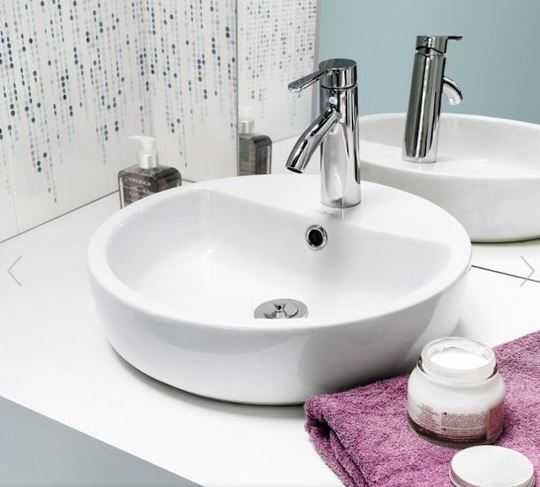 Nowa umywalka nadblatowa Cersanit CASPIA RING 44