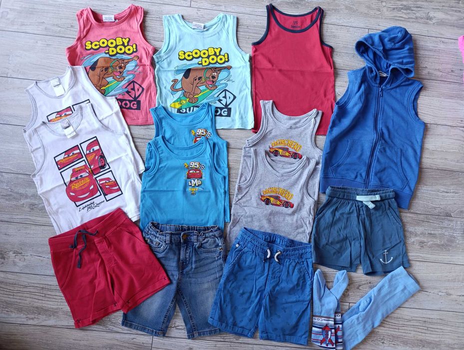 Zestaw ubrań 110 chłopięcych koszule Smyk