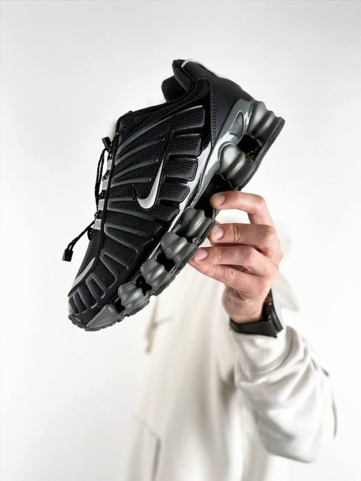 Кроссовки мужские летние Nike Shox TL сетка  EU 41-45р Wolf