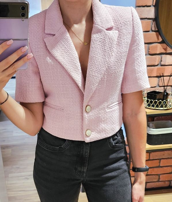 Marynarka tweedowa, krótka, New Yorker roz. 34