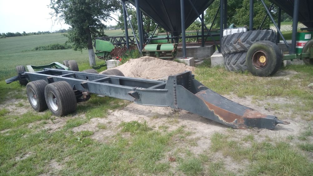 przyczepa tandem rama wywrotka podwozie tandemowe