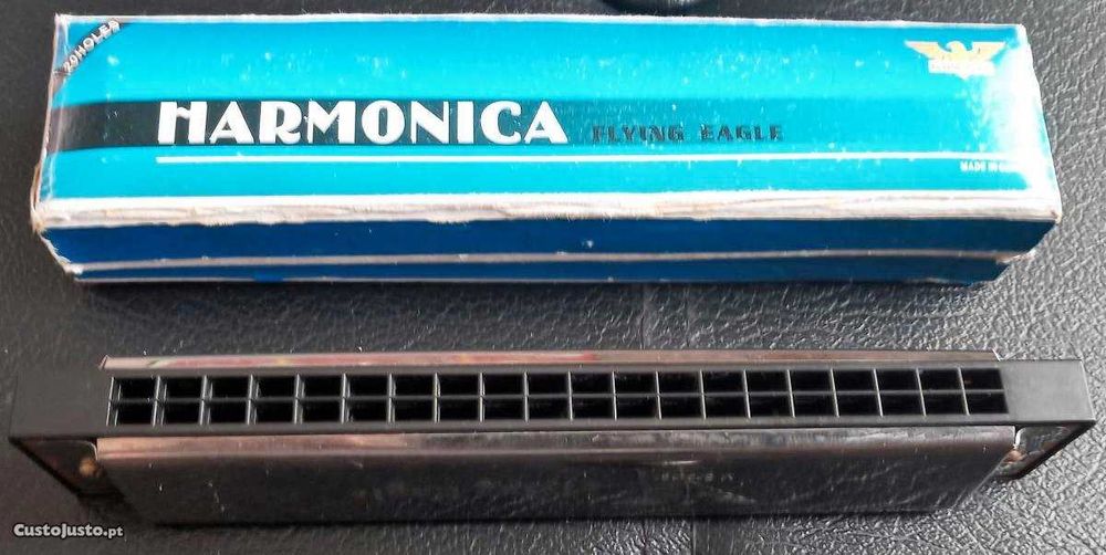 Harmónica Semi-Profissional Antiga Musica