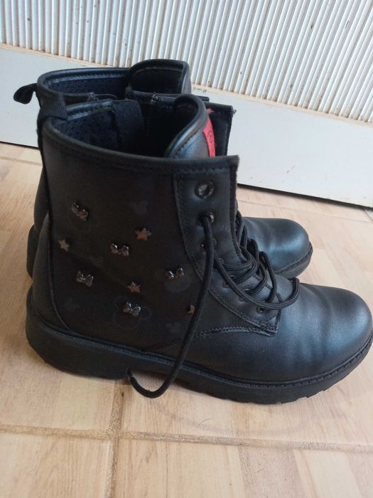 Botas em pele GEOX Minie usadas 1 vez