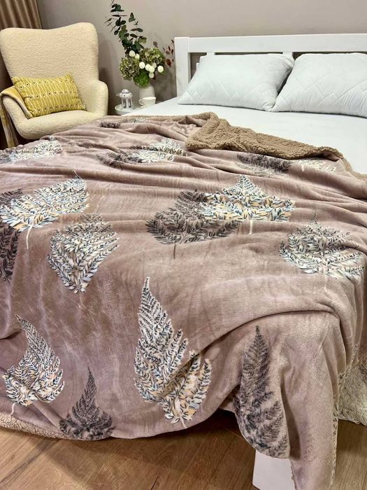 Плед на овчині двосторонній теплий