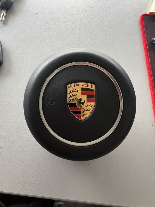 Poduszka pasy airbag macan Cayene Orginal skora