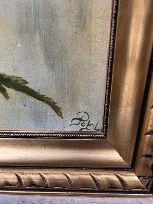 Obraz na płótnie czerwone maki duży złota rama kwiaty