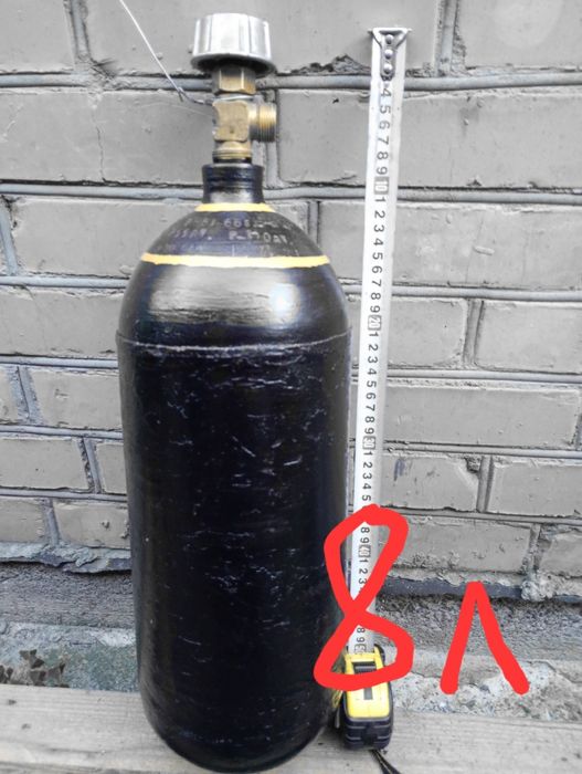 Балон кисень вуглекислота азот
