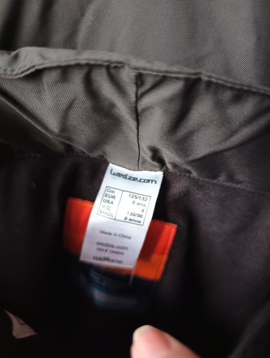 Spodnie zimowe narciarskie wodoszczelne 128