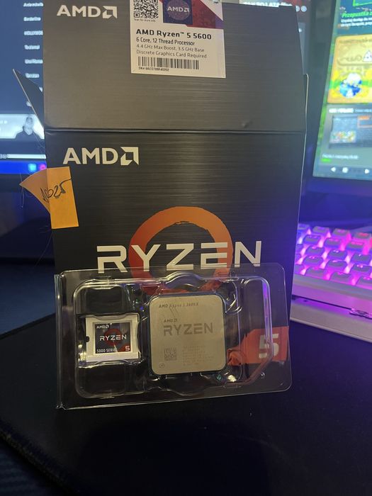 Ryzen 5 5600 & B550M & メモリ16GB セット Procesor Amd Ryzen 5 5600 3,5GHz BOX (100100000927BOX