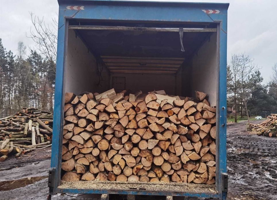 Drewno Kominkowe / Opałowe OLCHA , OWOCOWE pocięte / połupane do pieca