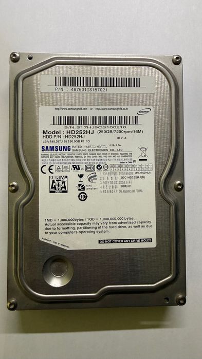 Discos rígidos SATA 3,5" – 160 GB a 320 GB