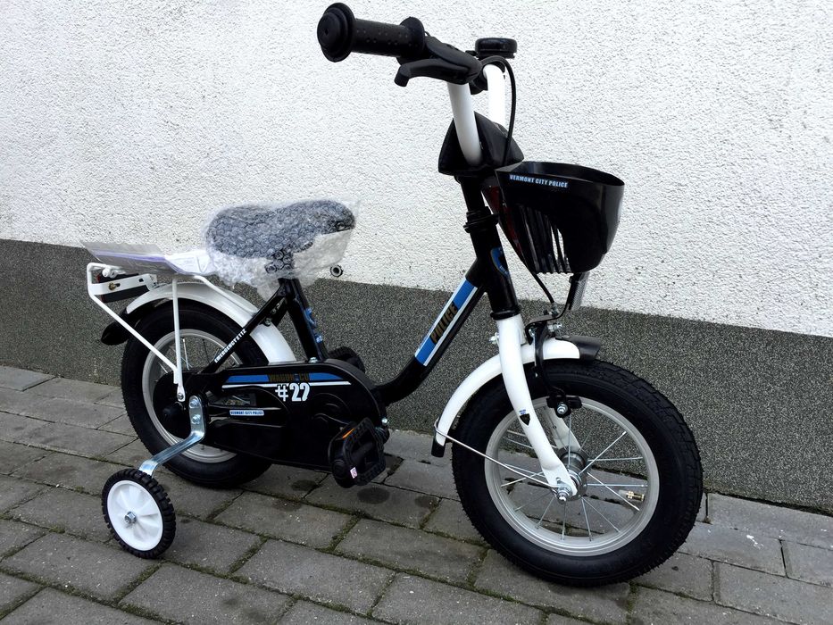 WYPRZEDAŻ NOWY Rowerek dziecięcy * VERMONT POLICE 12 * Kółka boczne