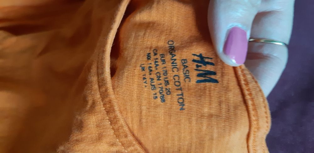 Sukienka pomarańczowa 170/S H&M