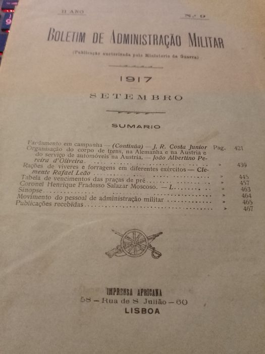 Boletim Admini. MILITAR-1917-Dias-15E-Orgulho Preconceito-1e-7EDesde2E