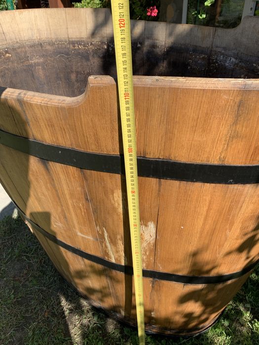 Купель, бочка дубова 138х85х112 для ДЕКОРУ