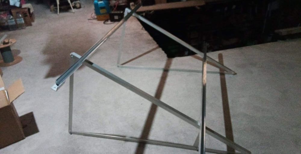 Estrutura Alumínio Perfil para Painéis solares fotovoltaicos Fixadores