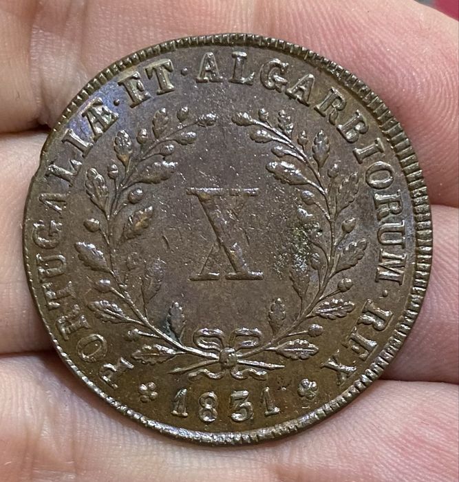 Moeda  158 - X Reis D MIGUEL I - 1831