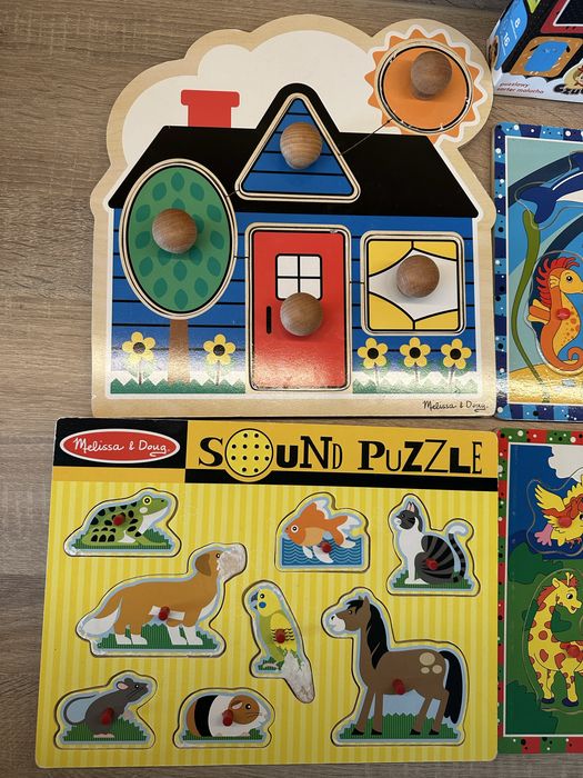 Układanki dla dzieci- Melissa&Doug, CzuCzu, inne