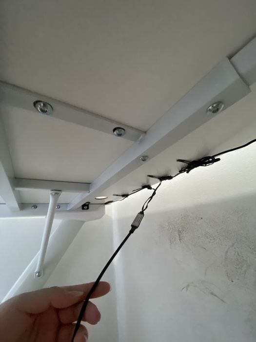 Mesa Gamer com led dos lados, com apoio para fones e para copo + tapet64563989778561122