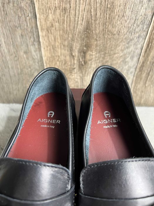 półbuty damskie mokasyny skórzane aigner alfred 40