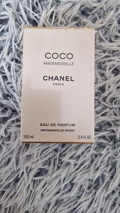 Coco Chanel mademoiselle pudełko I butelka