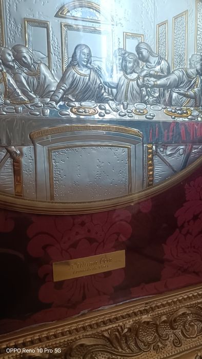 Vendo quandro antigo última ceia de Jesus peça feita por Leonardo Da Vinci