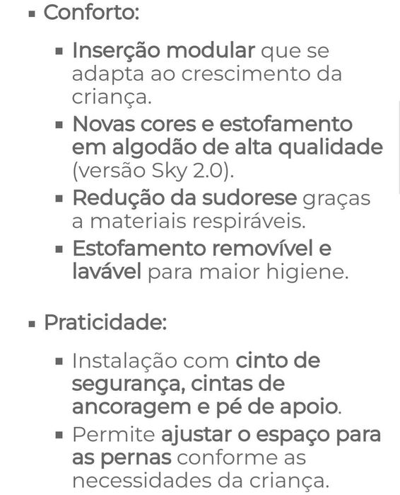 Cadeira de criança