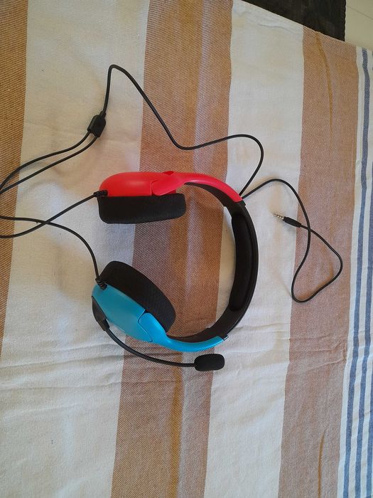 PDP Słuchawki do Nintendo SWITCH LVL40 red blue