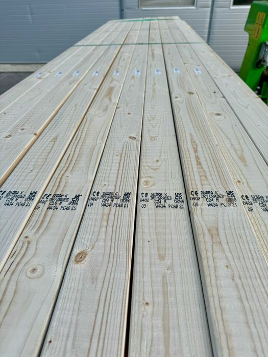Drewno konstrukcyjne 45x95 c24 Kantówka strugana świerkowa Legar