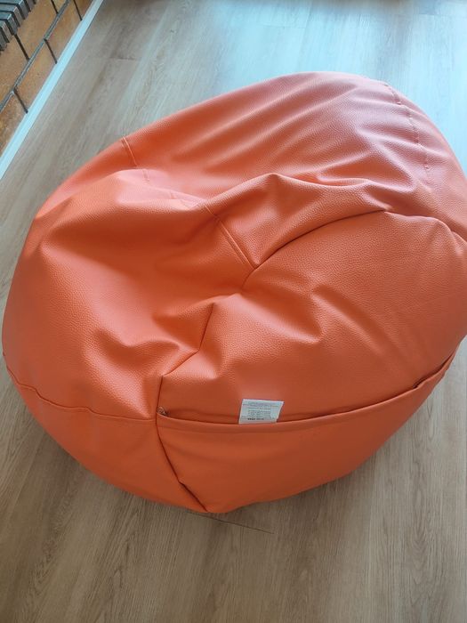 Puff pele sintética de qualidade (sofá almofada)